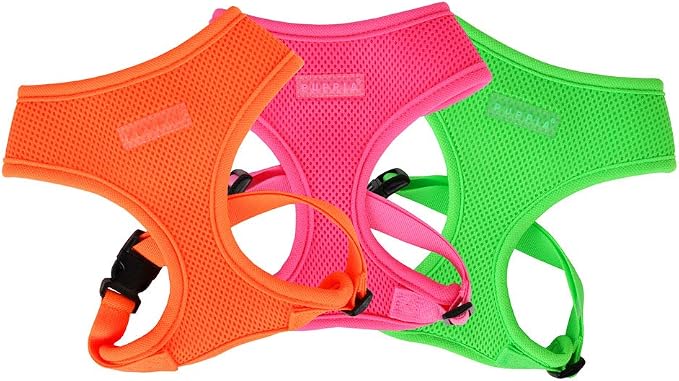 Puppia Neon Dog Harness Over-The-Head No Choke No Pull Walking Training - Image 3