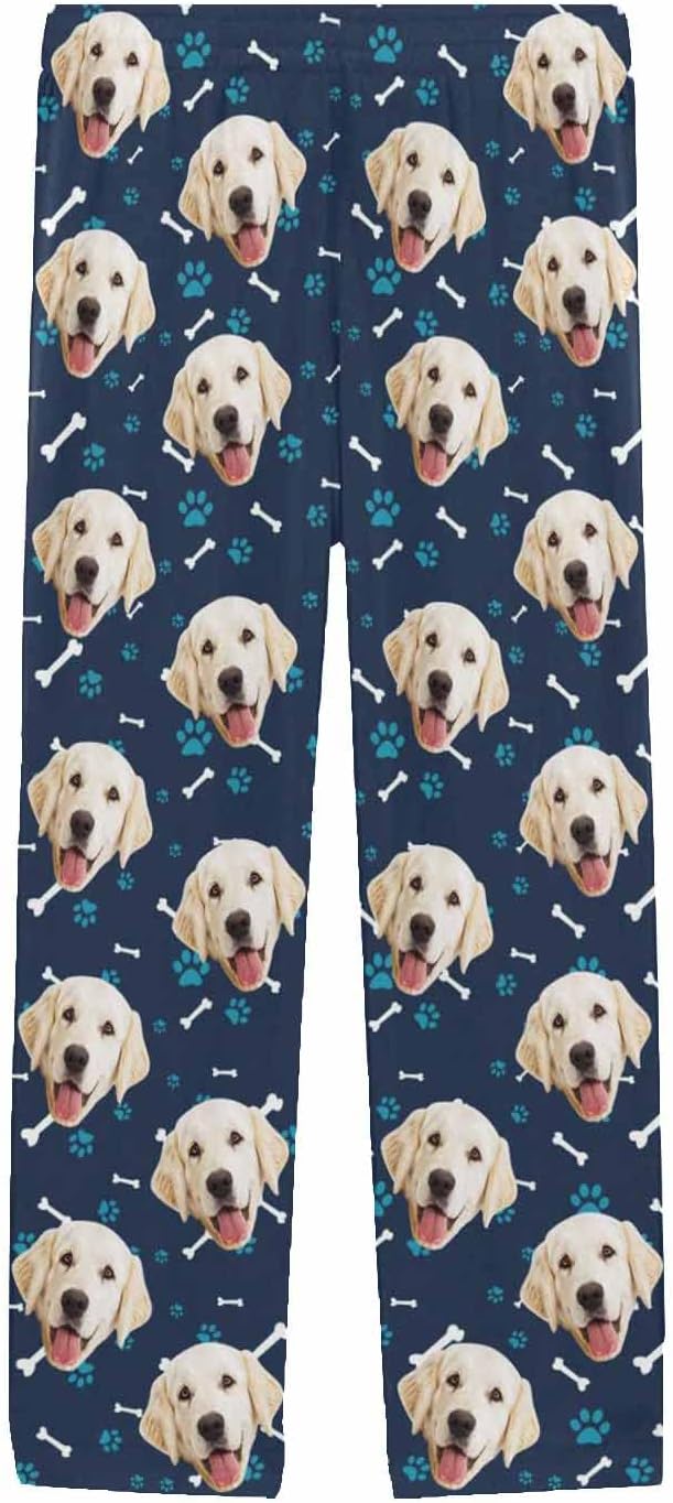 MyPupSocks Personalized Face Pajamas Pants Photo Pajama Bottoms - Image 3