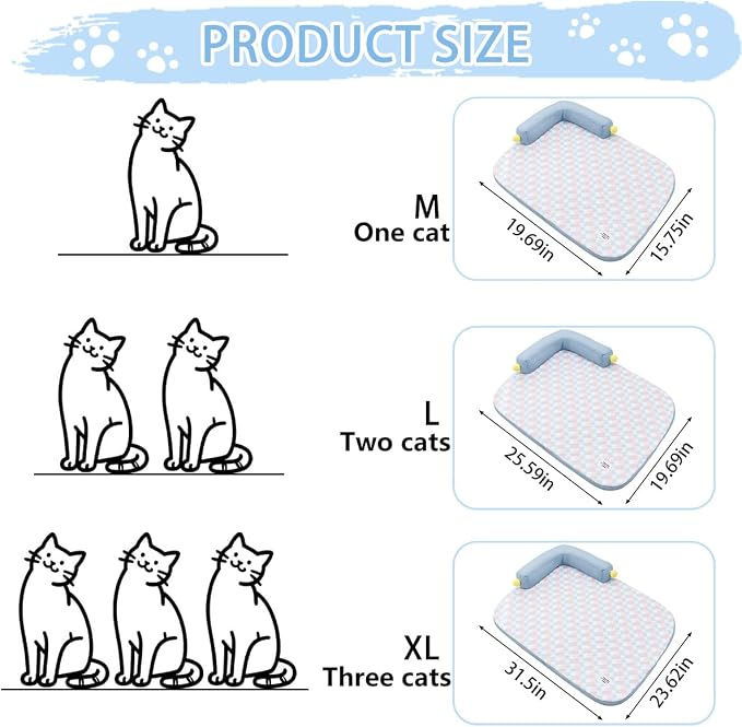 All-Season Ice Fabric Cat Bed - Image 7