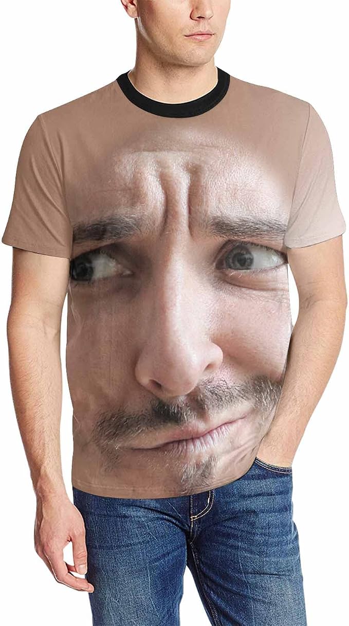Custom T Shirts with Face Photo Text Pet Shirt by Artsadd