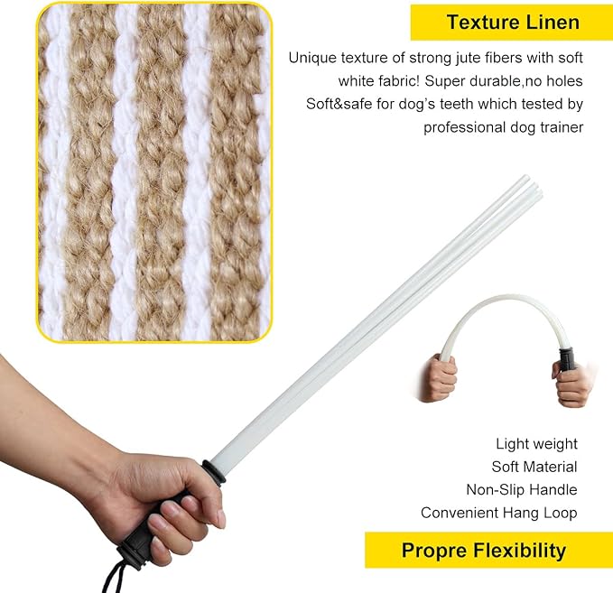 Professional Dog Bite Training Set 3 in 1 Dog Bite Sleeve Arm + Whip Agitation - Image 4