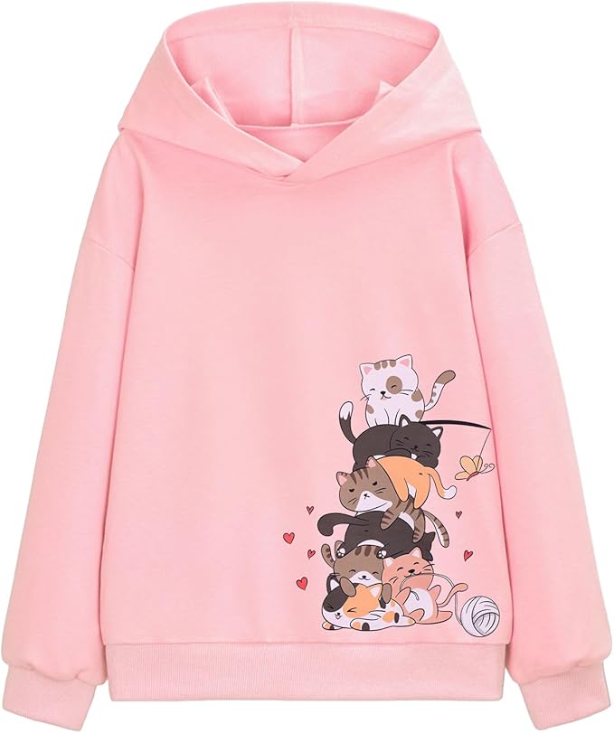 WELAKEN Sweatshirts for Girls Toddler & Kids II Little Girl's Pullover Tops by WELAKEN