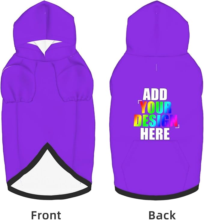 Personalized Pet Sweatshirt, Custom Dog Hooded - Image 5