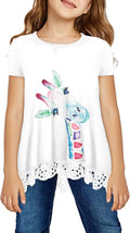 storeofbaby Girls Casual Tunic Tops Short Sleeve Loose Soft Blouse T-Shirt by storeofbaby