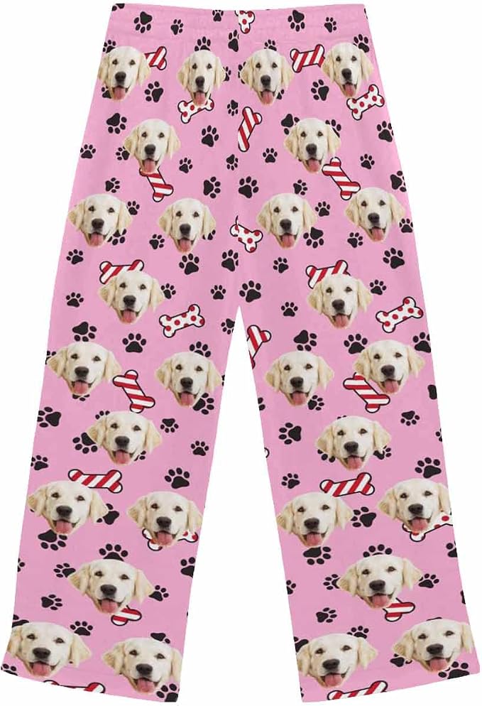 Custom Face Pajamas Pants Personalized Nightwear Bottoms - Image 3