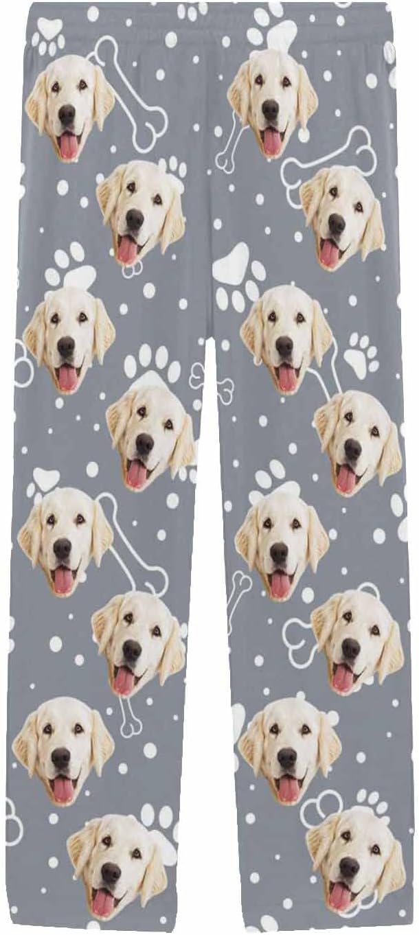 MyPupSocks Personalized Face Pajamas Pants Photo Pajama Bottoms - Image 3