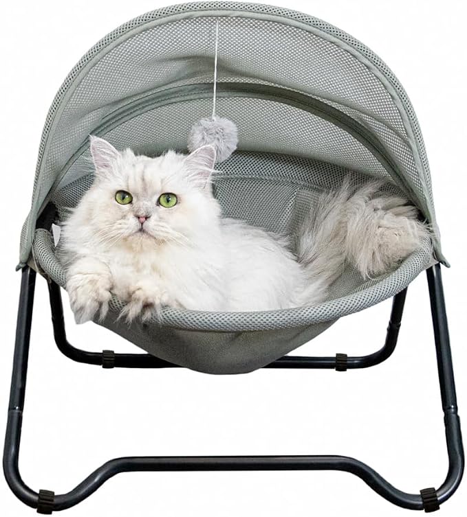 Cat Bed Cat Hammock Bed Elevated cat Bed, Comfortable and Breathable Pet Bed by ROGSOUTH