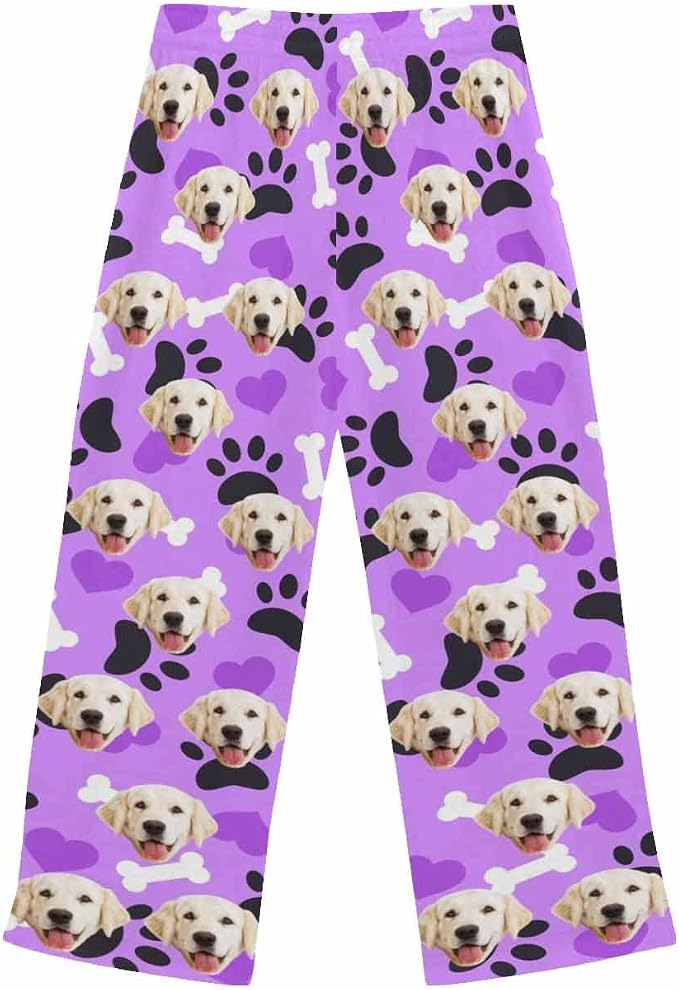 Custom Face Pajamas Pants Personalized Nightwear Bottoms - Image 3