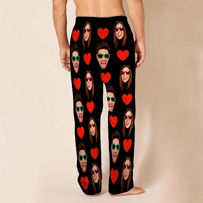 MyPupSocks Custom Pajama Pants for Pet Lover, Personalized Photo Face Printed - Image 3