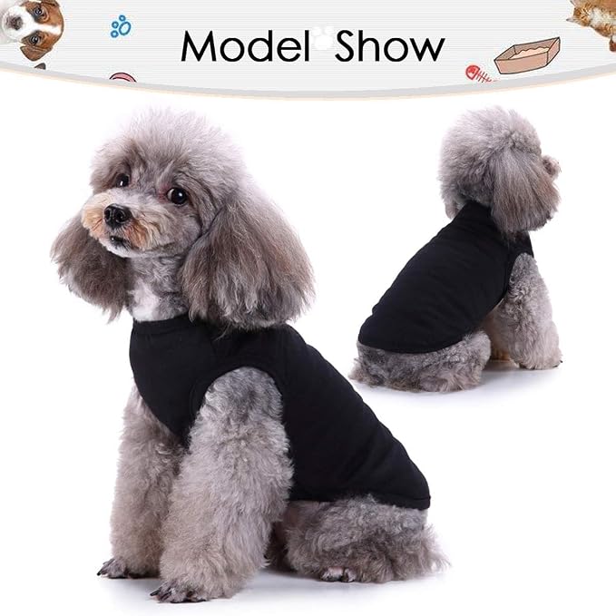 Dog Shirts Pet Clothes Blank Clothing, Doggy Soft and Breathable Apparel Outfits - Image 3