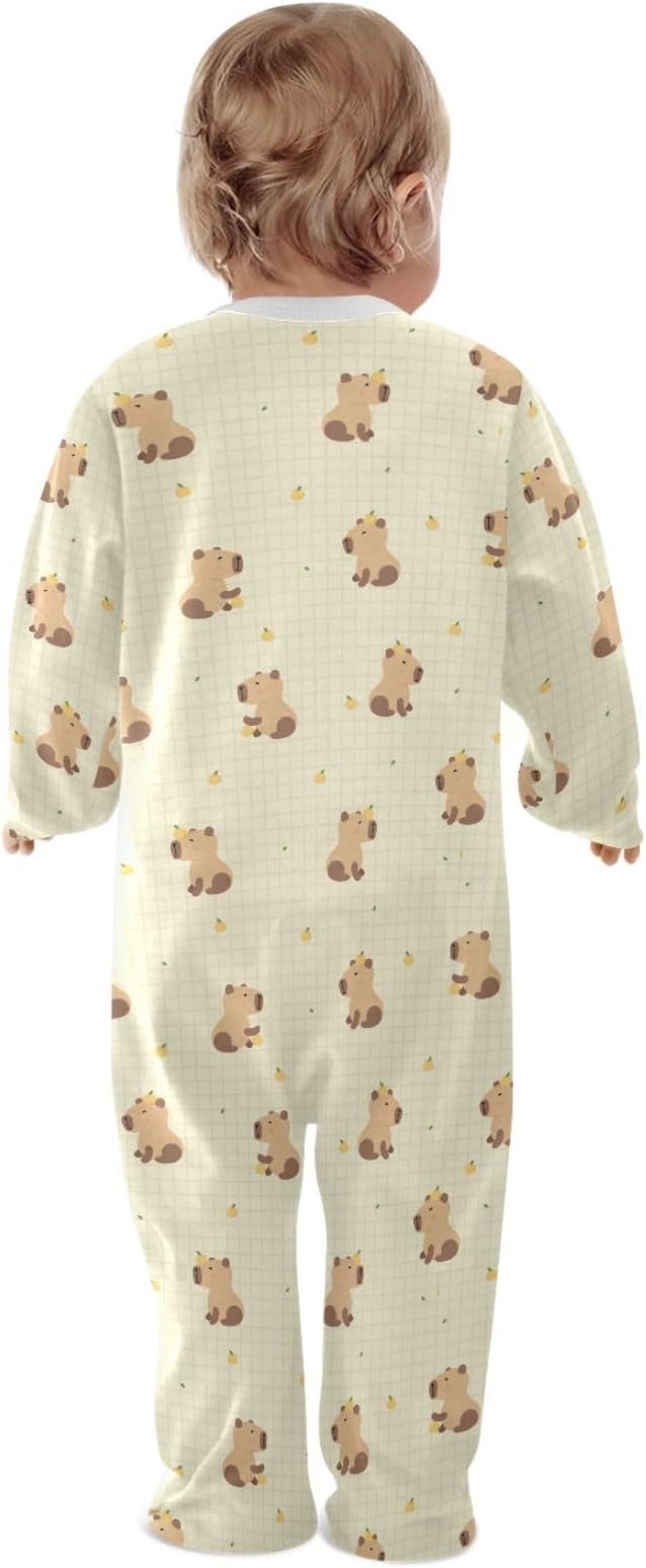 Baby Sleepers For Girl Boys Newborn Baby Play One-Piece Footies For 0-24 Months - Image 4