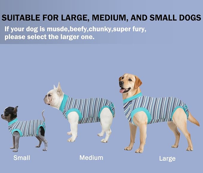 Sebdtico Recovery Suit for Dogs, Dog Surgery Suit Female Spay, Soft Dog Onesie - Image 5