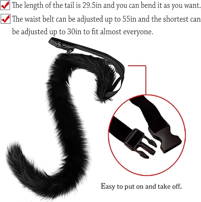 Cat Paw Thigh High Socks Golves, Cute Soft 3D Toe Beans Socks Mittens Kitten - Image 4