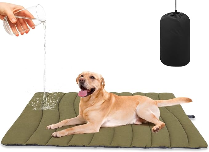 BINGPET Outdoor Travel Dog Bed for Large/Medium Dogs, Portable Waterproof by BINGPET