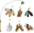 Cat Insect Feather Toys by WelcometoHokoad