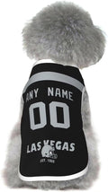 Las Vegas Dog Clothes Jersey Pet Jersey Customized Any Name & Number S-5XL by Tiffur