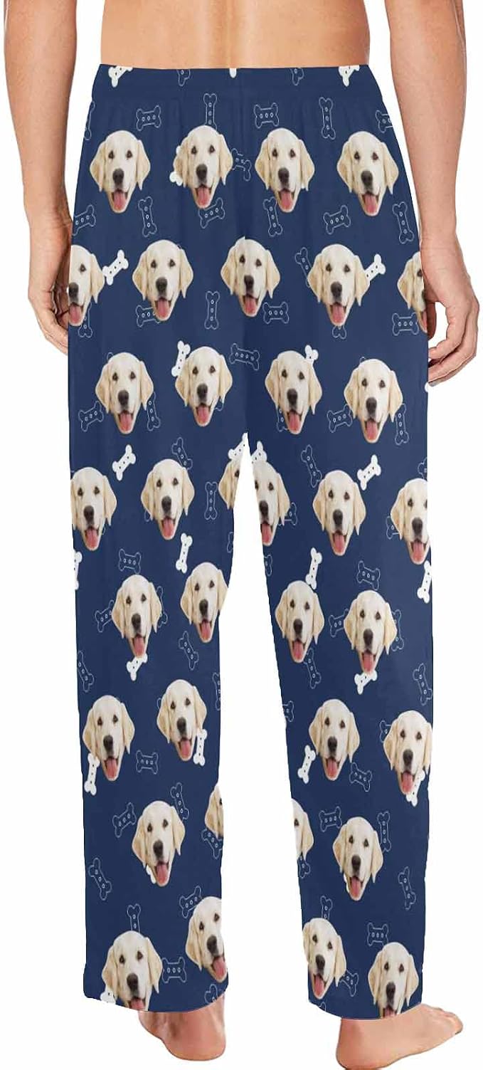 MyPupSocks Customized Face Pajamas Pants Photo Pajama Bottoms - Image 2