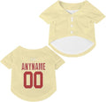 Custom Pet Dog Baseball Jersey Personalized Dog&Cat Jersey Printed Text Logo by Lonhooker