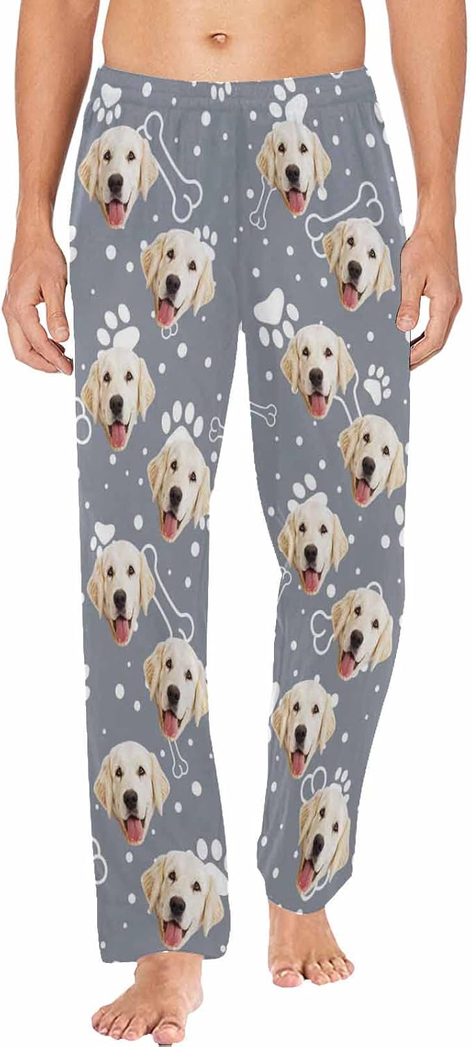MyPupSocks Personalized Face Pajamas Pants Photo Pajama Bottoms by MyPupSocks