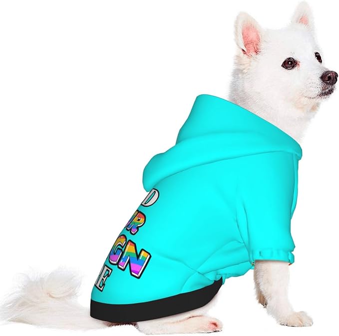Personalized Dog Hooded Sweatshirt, Custom Pet Pullover Hoodie Design Your Own - Image 2