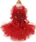 Fashion Sweet Puppy Dog Blingbling Princess Skirt Pet Dog Lace Cake Camisole by MaruPetyourkidsfriends