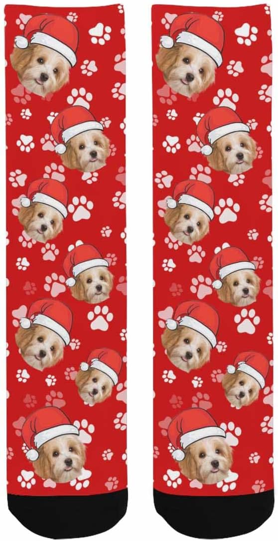 Artsadd Personalized Christmas Pajama Pants Socks - Image 6