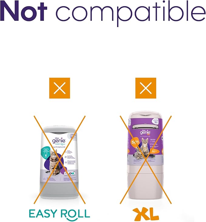 Litter Genie Refill Bags | Jumbo 6-Pack 168 total ft | Up to 24 months of - Image 4