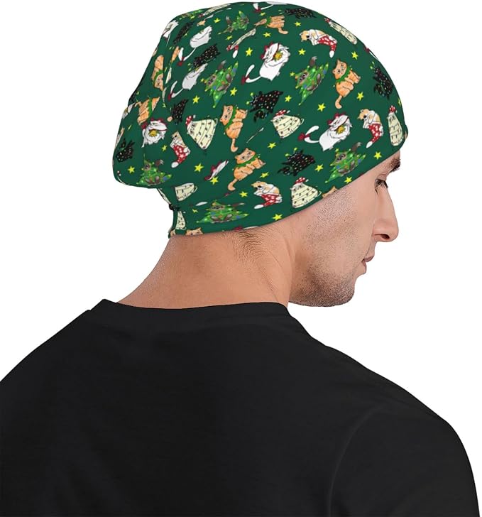 Beanie Hat Skull Cap Chemo Hat Slouchy Cap Headwear Stretch Knitted Hats - Image 8