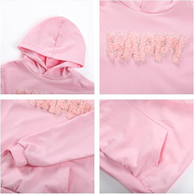 WELAKEN Sweatshirts for Girls Toddler & Kids II Little Girl's Pullover Tops - Image 3