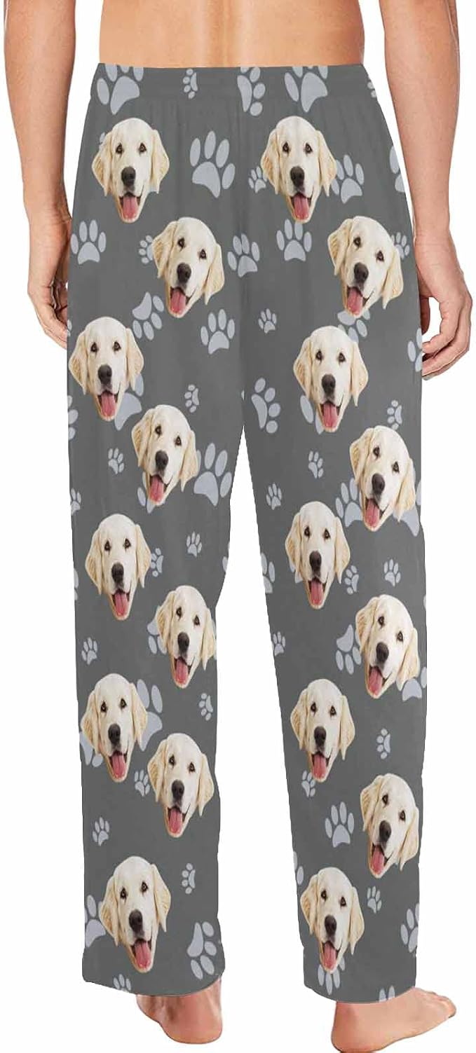 MyPupSocks Customized Face Pajamas Pants Photo Pajama Bottoms - Image 2