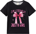 PATPAT Girls Crewneck Short Sleeve Graphic Tees Animal Print Shirts Cute Summer by PATPAT