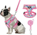 PUPTECK Soft Mesh Dog Harness and Leash Set Pet Puppy Cat Comfort Padded Vest by PUPTECK