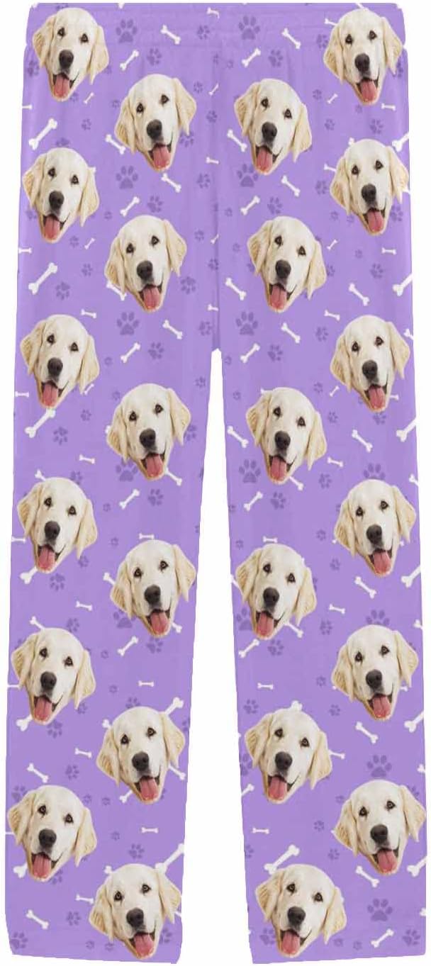 MyPupSocks Personalized Face Pajamas Pants Photo Pajama Bottoms - Image 3