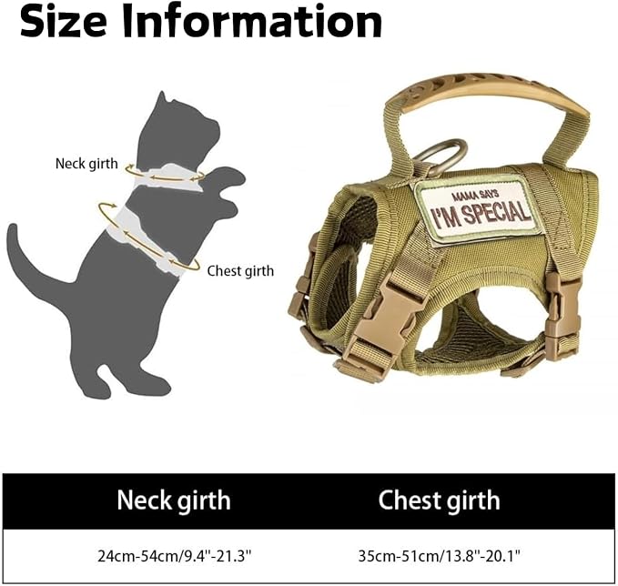 Tactical Cat Harness and Leash Set - Image 2