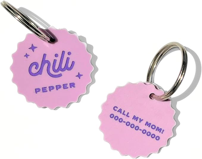 Personalized Pet ID Name Tag Charm – Custom Engraved Contact Information – - Image 8