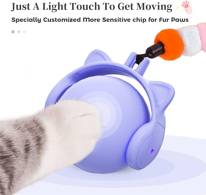 ORSDA Cat Toys for Indoor Cats, New Intelligent Voice Timing Touch Control Cats - Image 7