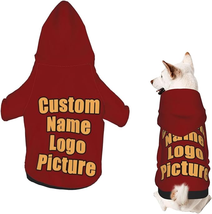 Custom Basic Dog Hoodies Sweatshirt by AEKSCOH