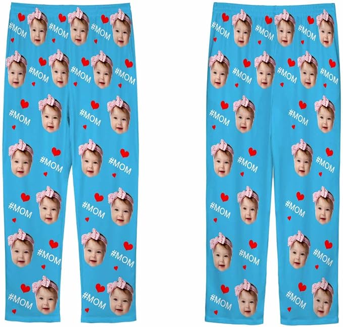 MyPupSocks Customized Face Pajamas Pants Sleep Bottoms - Image 5