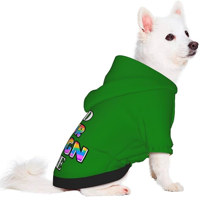 Personalized Dog Hoodie Custom Hooded Pet Warm Pullover Sweatshirt - Image 2