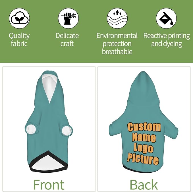 Custom Sweatshirt for Small Pet Cat Puppy Dogs Cold Weather Clothes Sweatshirt - Image 6