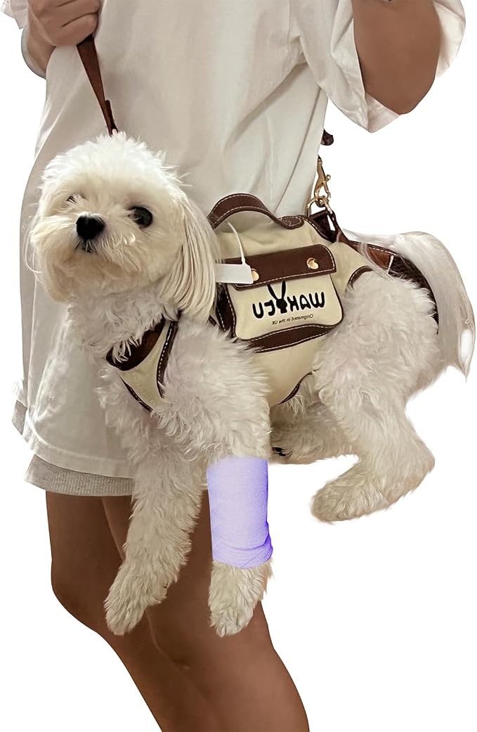 Dog Lift Harness Dog Carrier VES Harness Adjustable Leash by Petshome