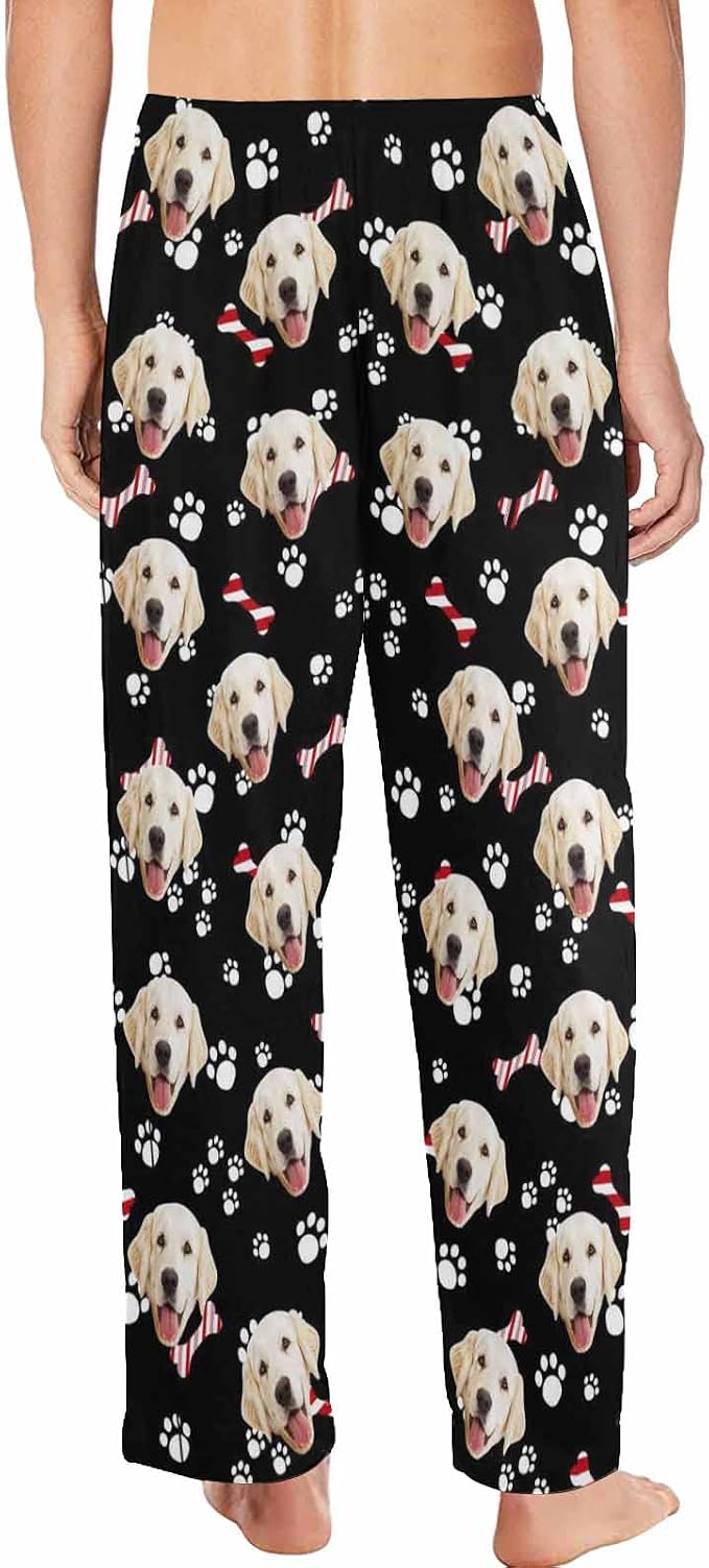 MyPupSocks Custom Pet Face Pajamas Pants Photo Pajama Bottoms - Image 2