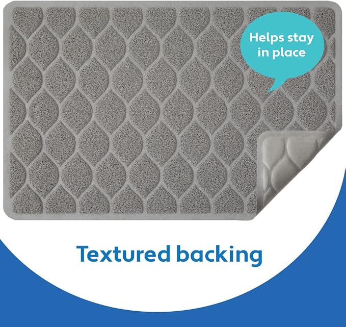 MIGHTY MONKEY Waterproof BPA Free Cat Litter Box Trapping Mat, Easy Clean Floors - Image 7