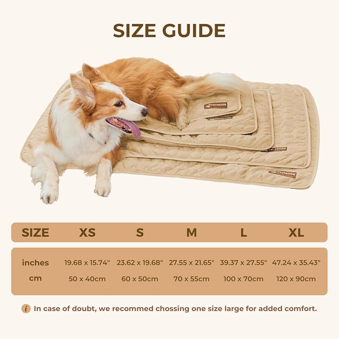 Pelsbarn Dog Cooling Mat- Ice Silk Summer Comfort, Self Cooling, Non-Slip Dog - Image 3