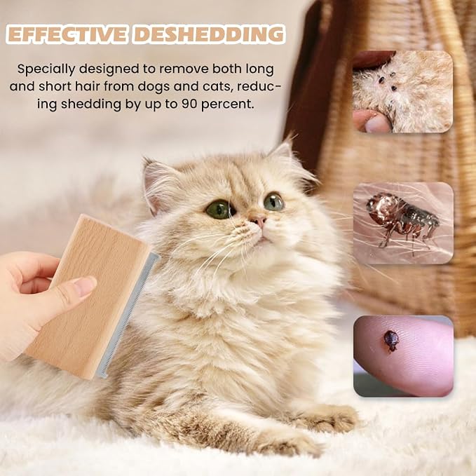 3pcs/pack Dog Brush for Shedding, Cat Brushes/Dog Brush Pet Hair Removal Tool - Image 2