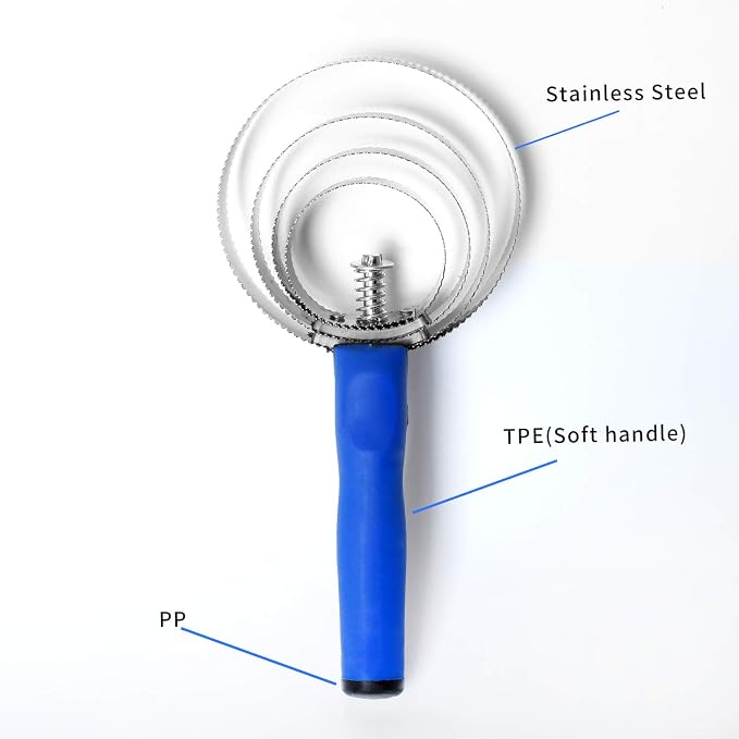 2 pack Reversible Stainless Steel Curry Comb - Image 4