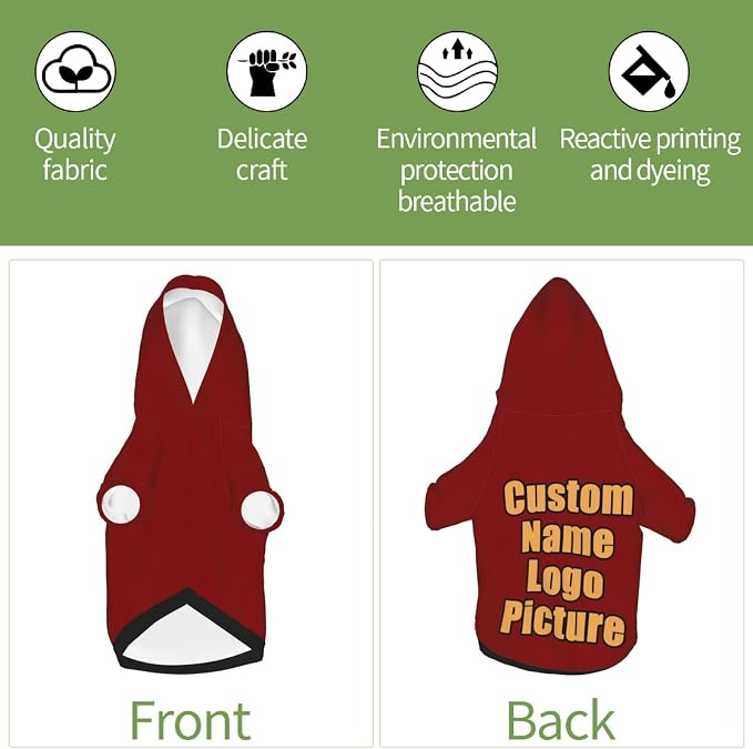 Custom Basic Dog Hoodies Sweatshirt - Image 6