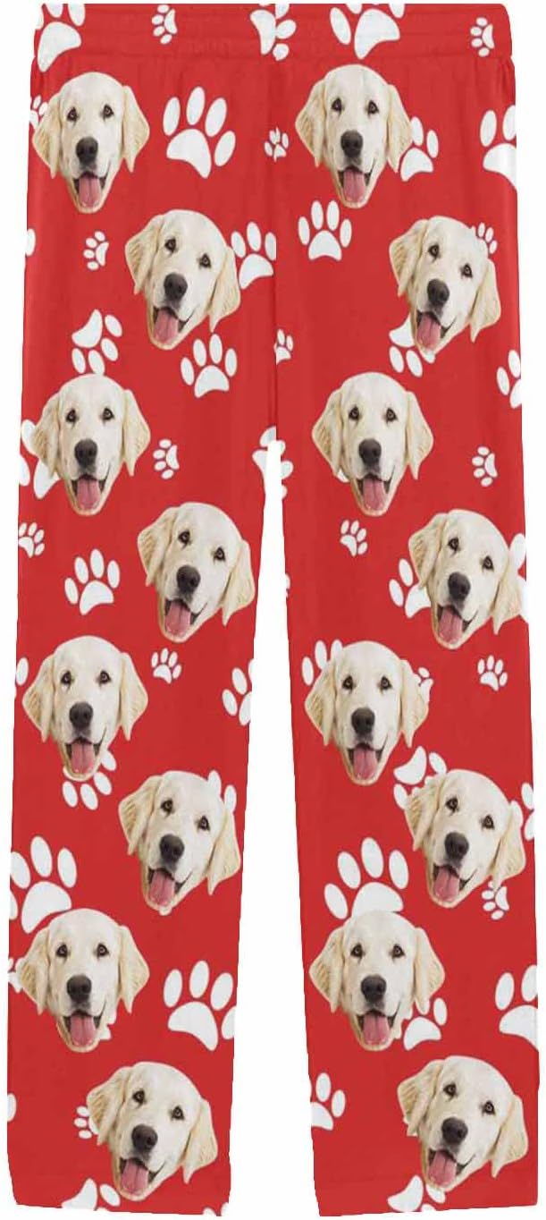 MyPupSocks Customized Face Pajamas Pants Photo Pajama Bottoms - Image 3