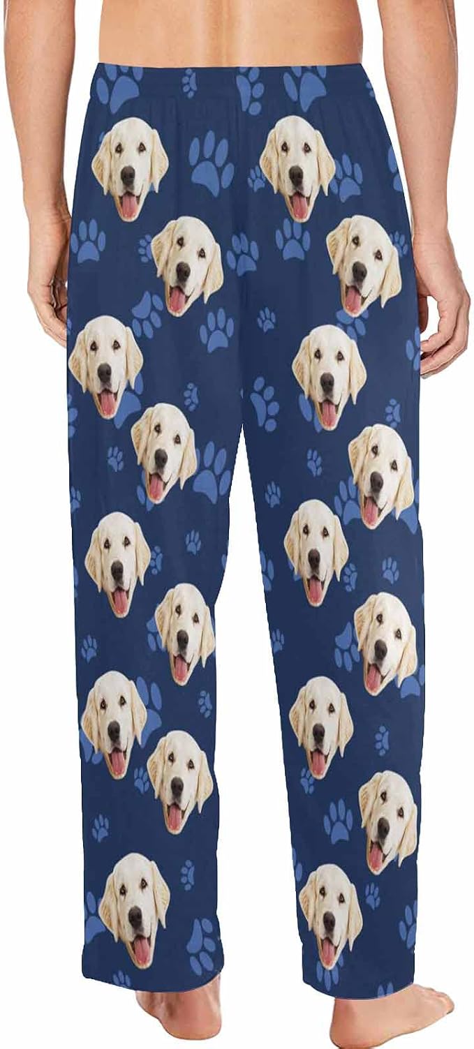MyPupSocks Customized Face Pajamas Pants Photo Pajama Bottoms - Image 2