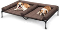 Veehoo Cooling Raised Dog Beds + Waterproof Double Dog Bed Cushion by Veehoo